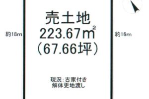《売地》豊橋市多米中町４丁目 画像1