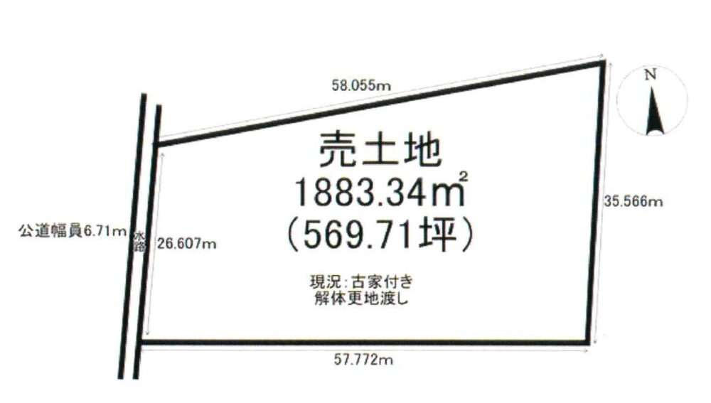 《売地》豊橋市大岩町