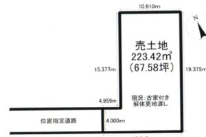 《売地》豊橋市三本木町字新東上 画像1